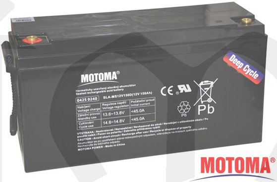 Baterie olověná 12V/150Ah pro soláry