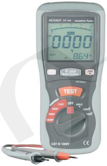 Multimetr ET100 tester izol.odporu