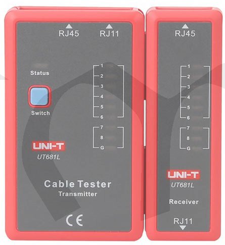 Tester kabelu UT681L (RJ45, RJ11)