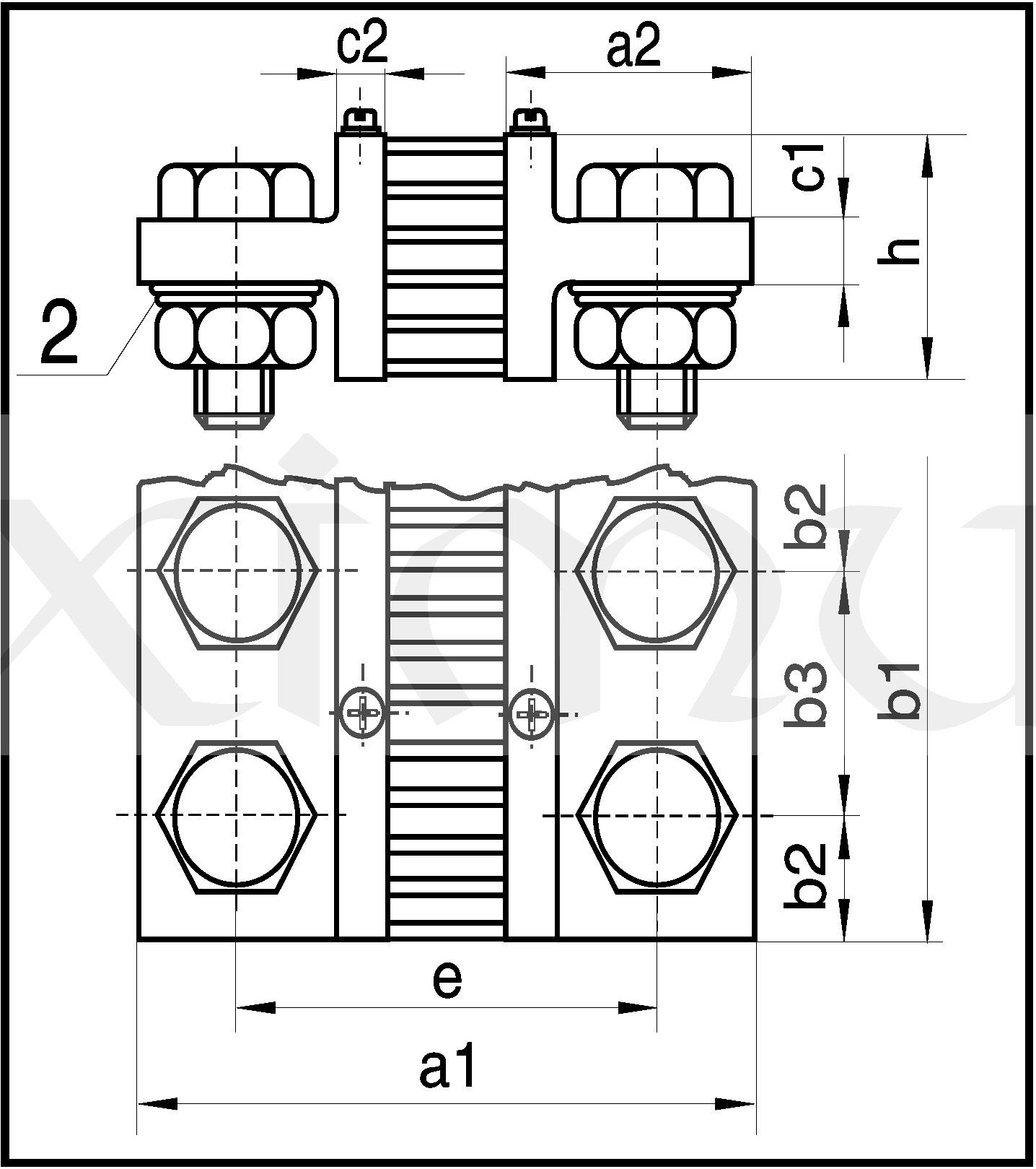 Bočník B6_15000A/100mV, tp.0,5%