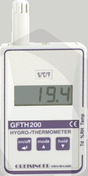 GFTH 200 - Digitální vlhkoměr / teploměr